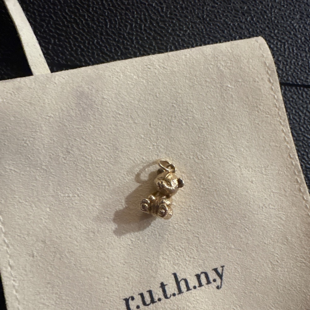 Ruth NY 14kt gold bear charm